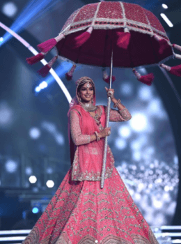 Harnaaz Sandhu Of India Is Crowned Miss Universe: Sandhu during the national dress of the pageant. Photo Credit: www.sfgate.com