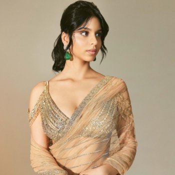 Celeb Style Alert: Suhana Khan's Starlet Sari Style