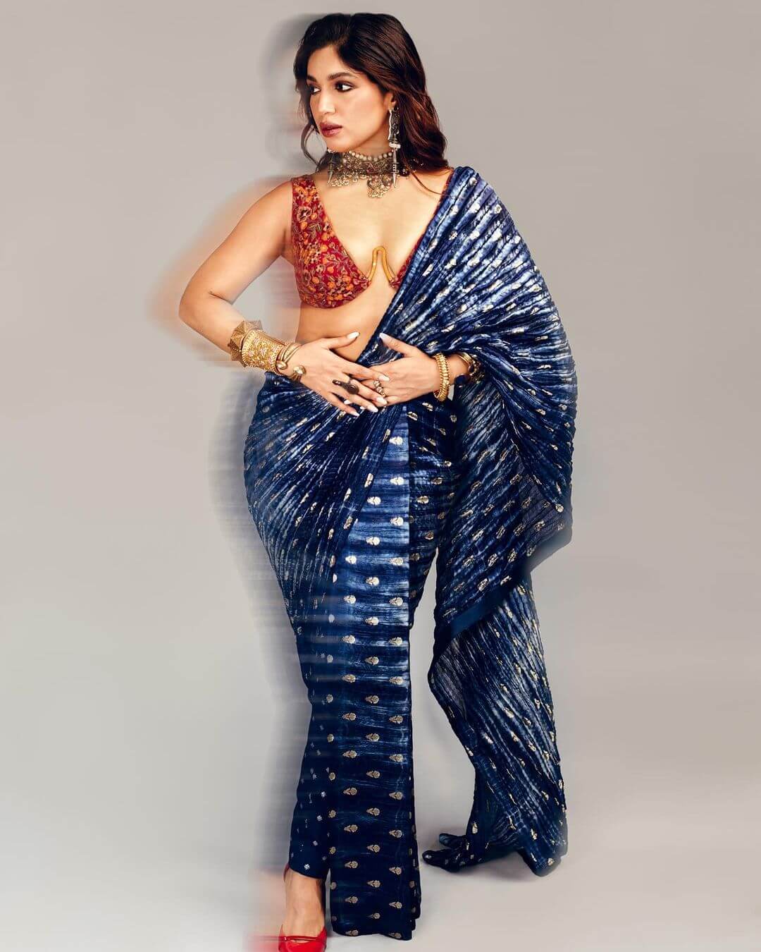 Bhumi Pednekar's Sari Is Art In Motion