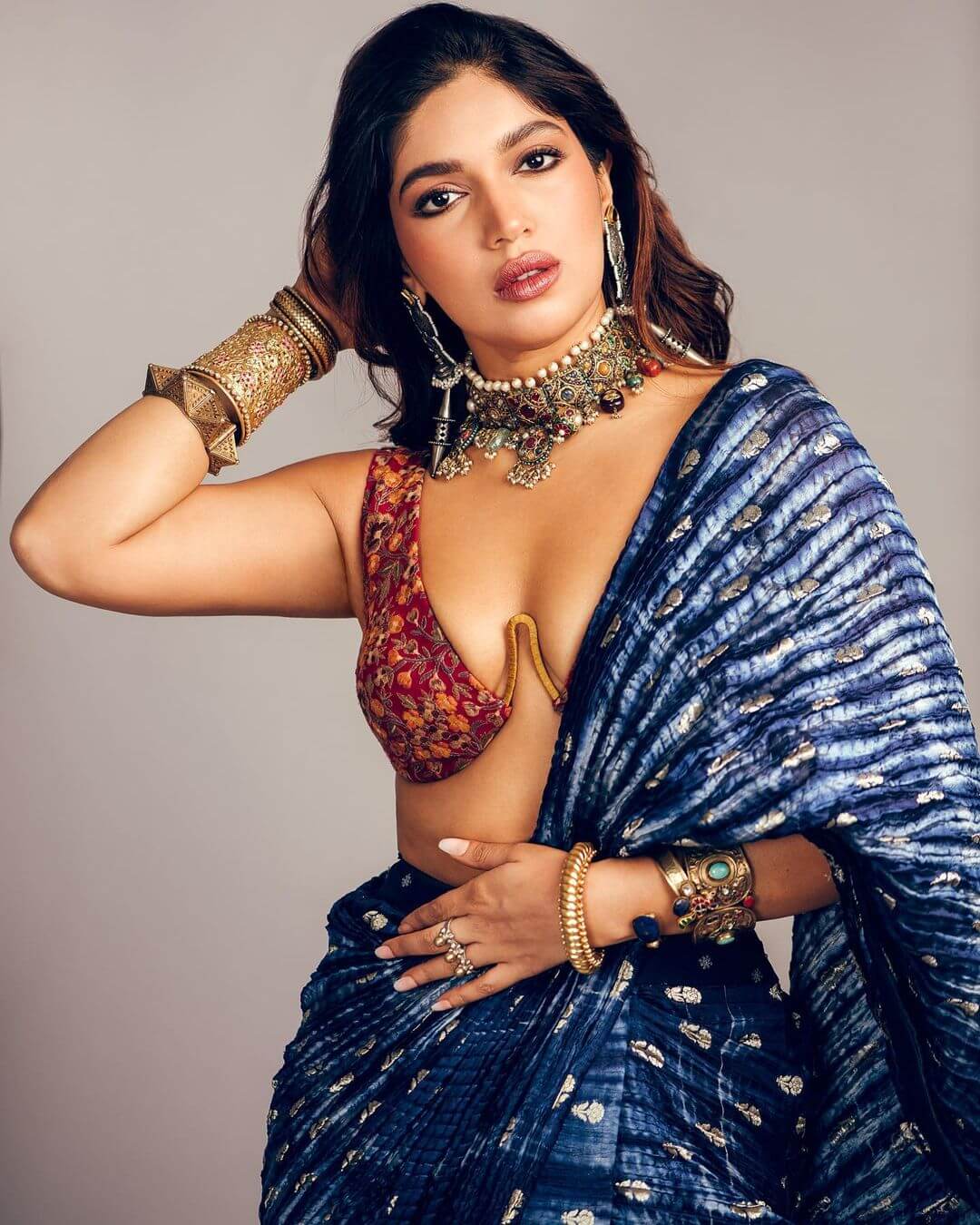 Bhumi Pednekar's Sari Is Art In Motion