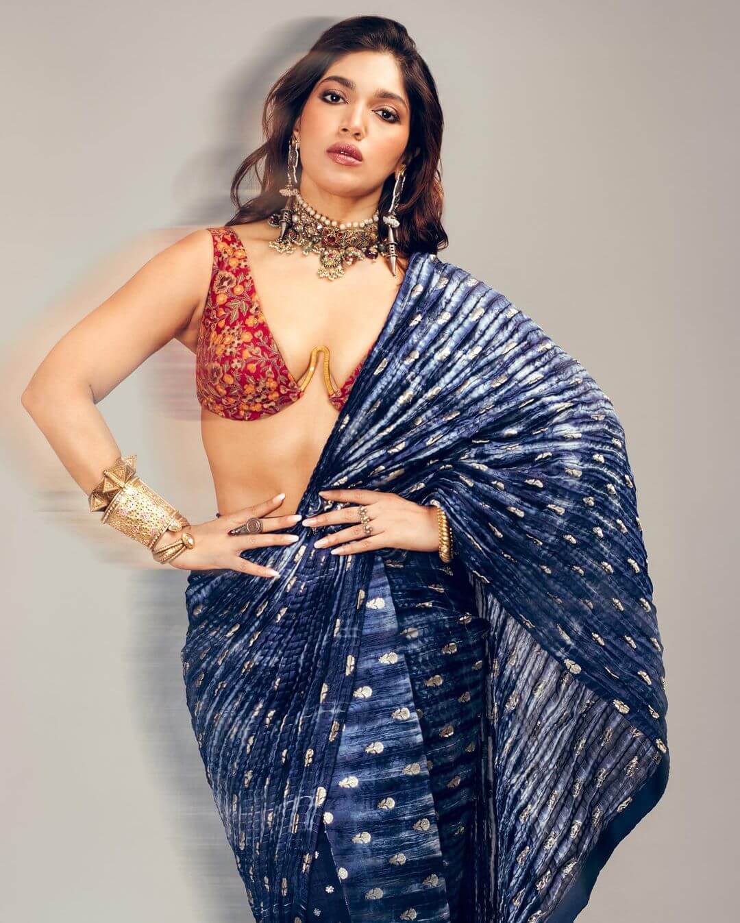 Bhumi Pednekar's Sari Is Art In Motion