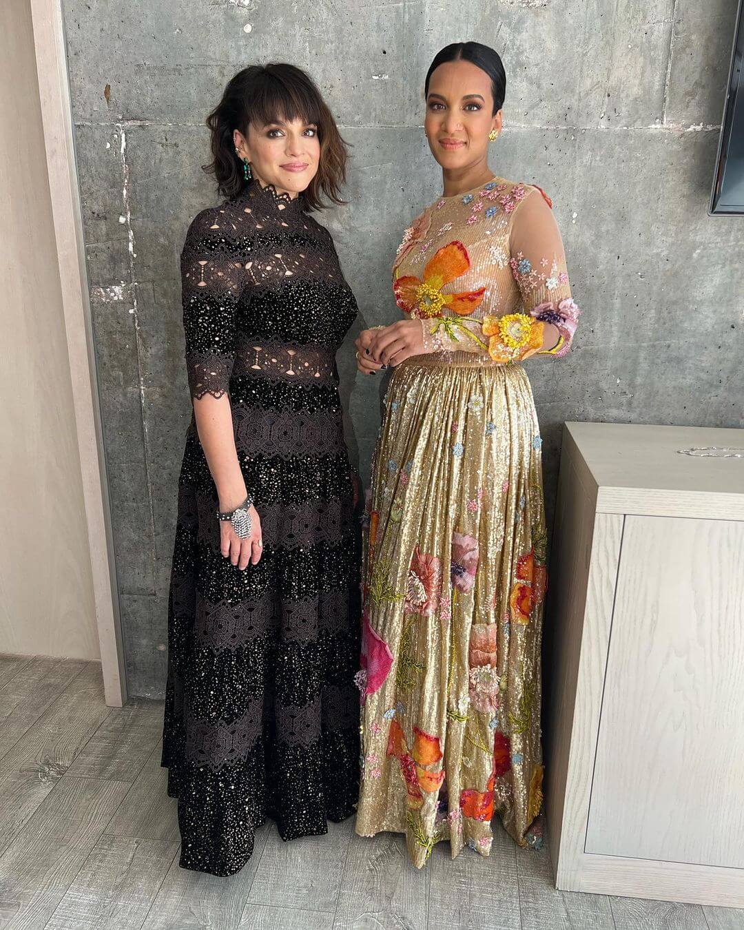 Grammy Awards 2023: (L-R): Nora Jones with her sister and Grammy nominee Anoushka Shankar. Photo Credit: www.instagram.com/anoushkashankarofficial