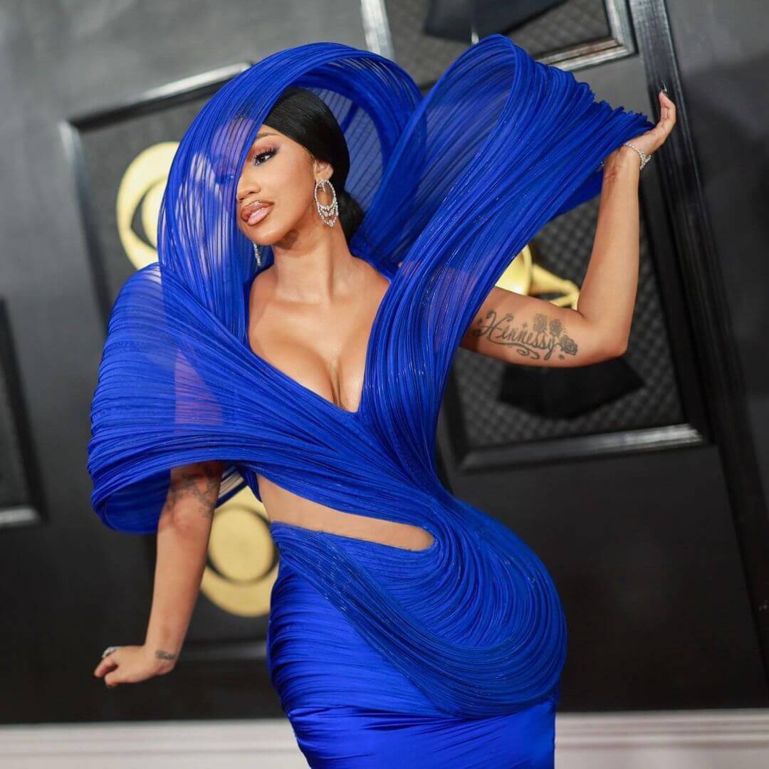 Cardi B Channels Cosmic Energy in Daring Dress During Shopping Trip