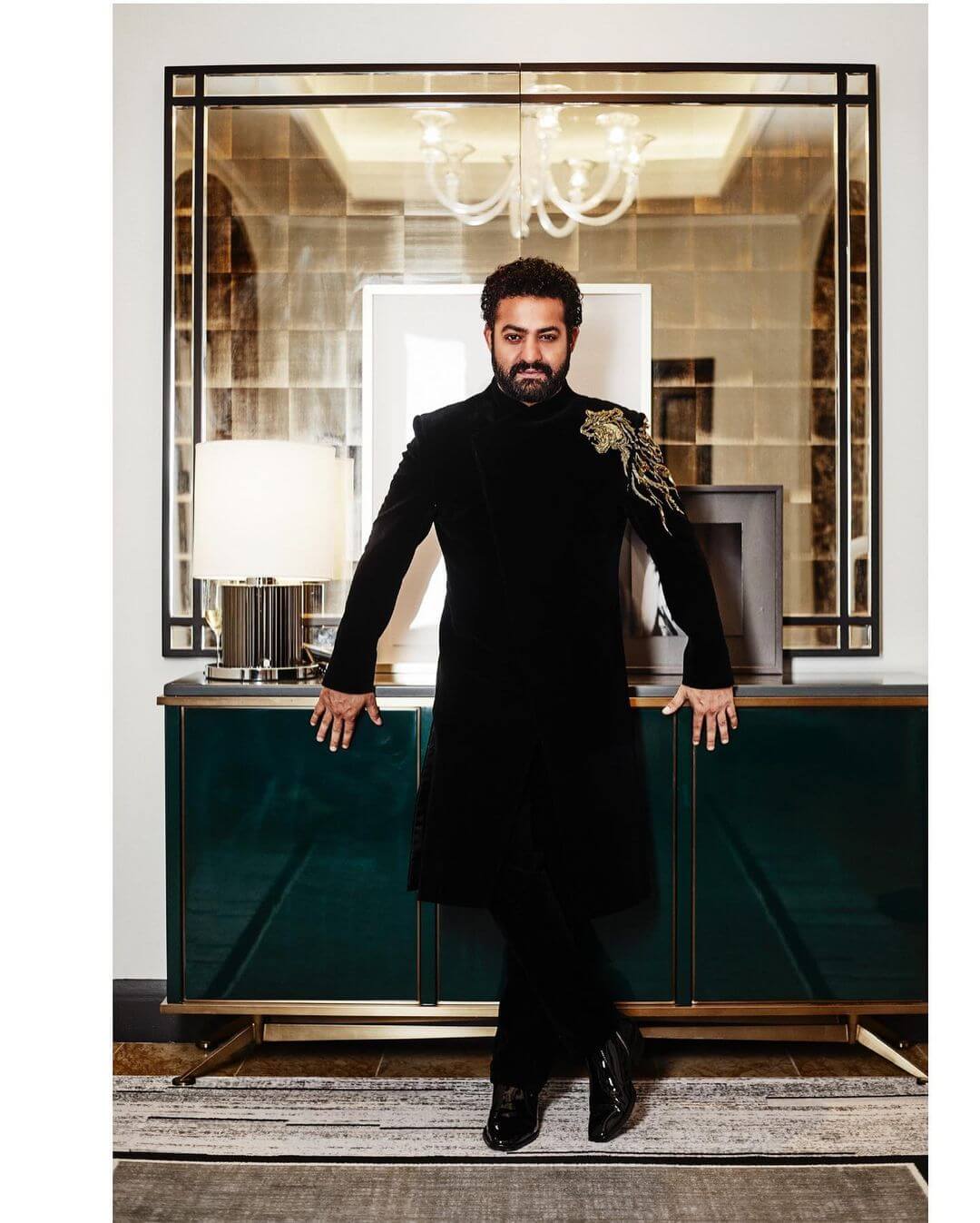 Oscars 2023: Our Best-Dressed List: Jrntr in Guarav Gupta. Photo Credit: www.instagram.com