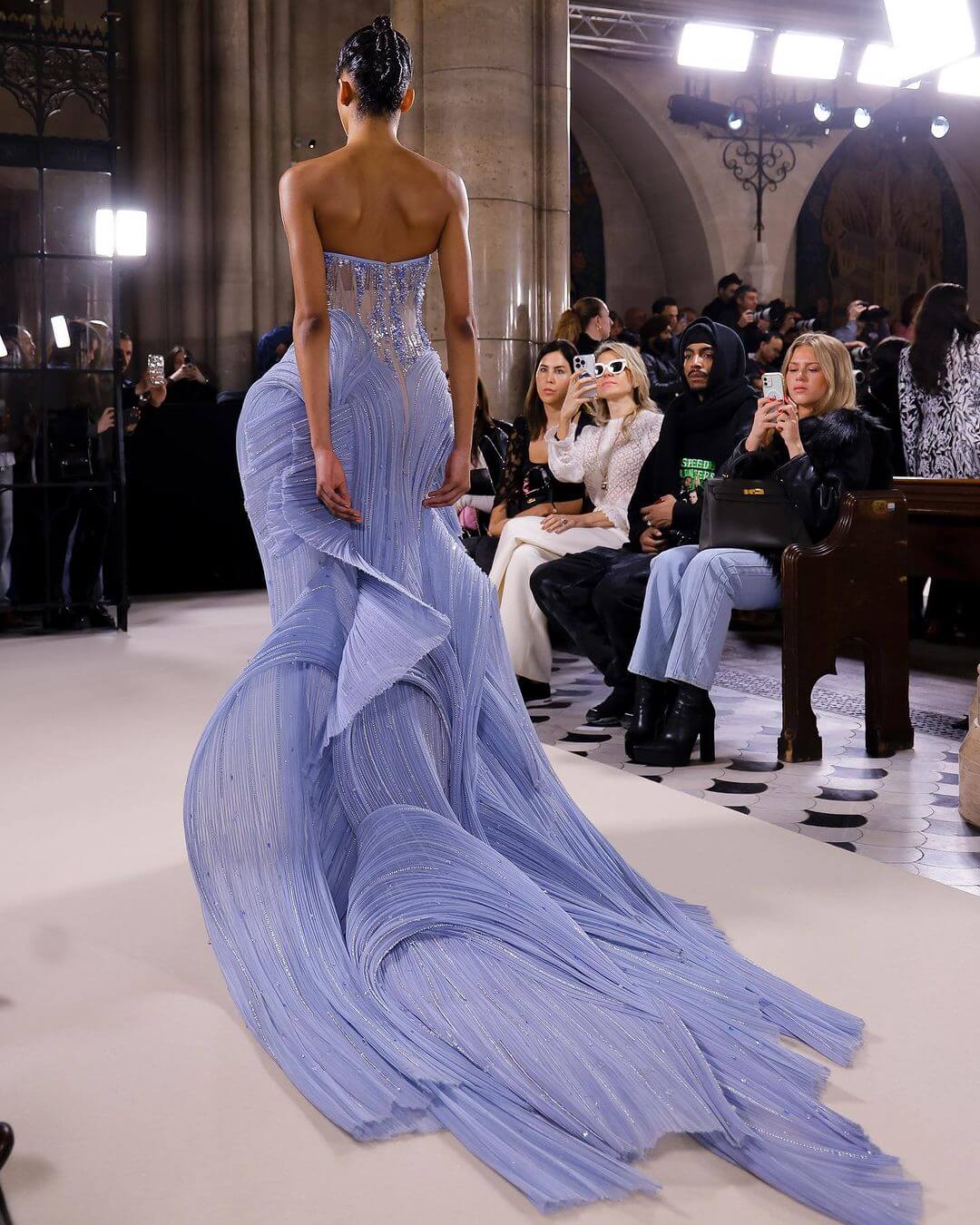 The Incredible Detail In Gaurav Gupta's Paris Collection Is Art In Motion: Incredible pleating. Photo Credit: www.instagram.com