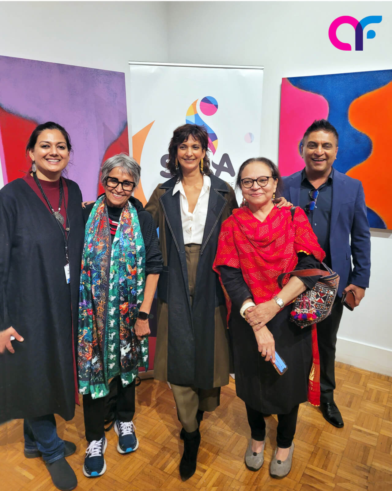 Ambika Sahay, Executive Director, Kiran Malhotra BOD, Poorna Jagannathan Actress. Mayuranki Almoula BOD. Tushar Unadkat, Media & PR Director.