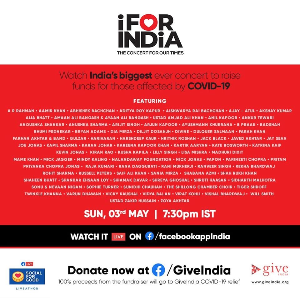 "I FOR INDIA": Our 10 Fave Moments From The 4-Hour Fundraiser For India's COVID Response Fund