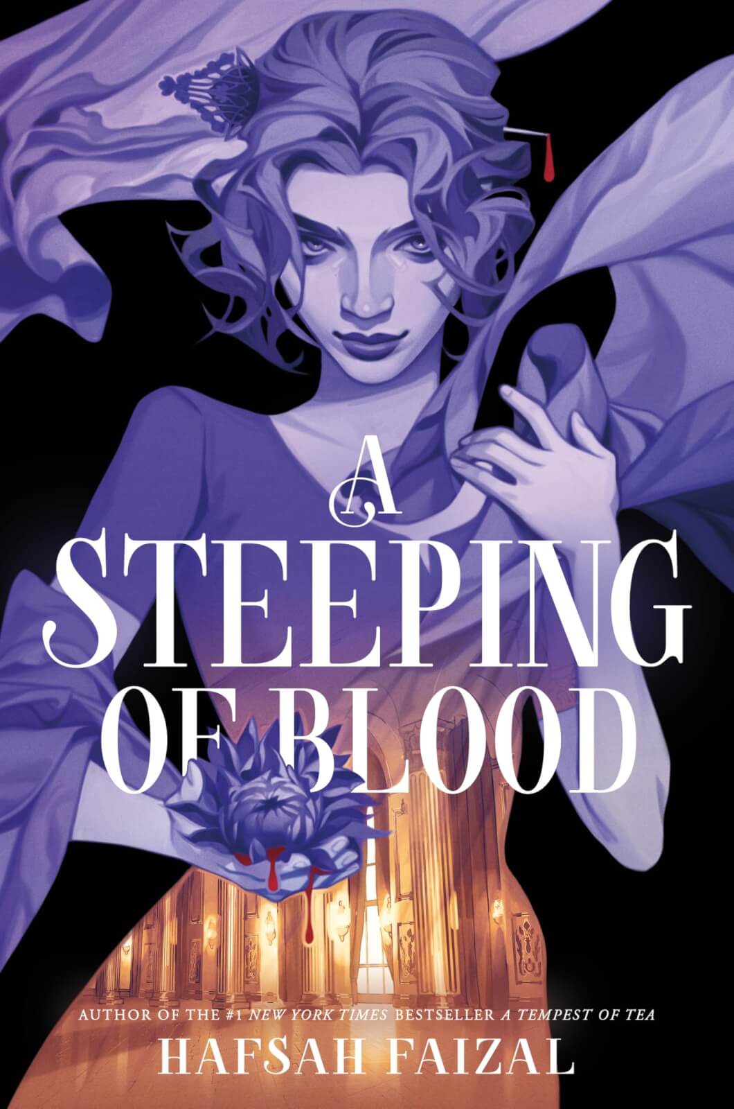 From Dragons to Desi Romance: 13 South Asian Books Heating Up Summer 2025 - A Steeping of Blood by Hafsah Faizal. Photo Credit: https://www.goodreads.com/