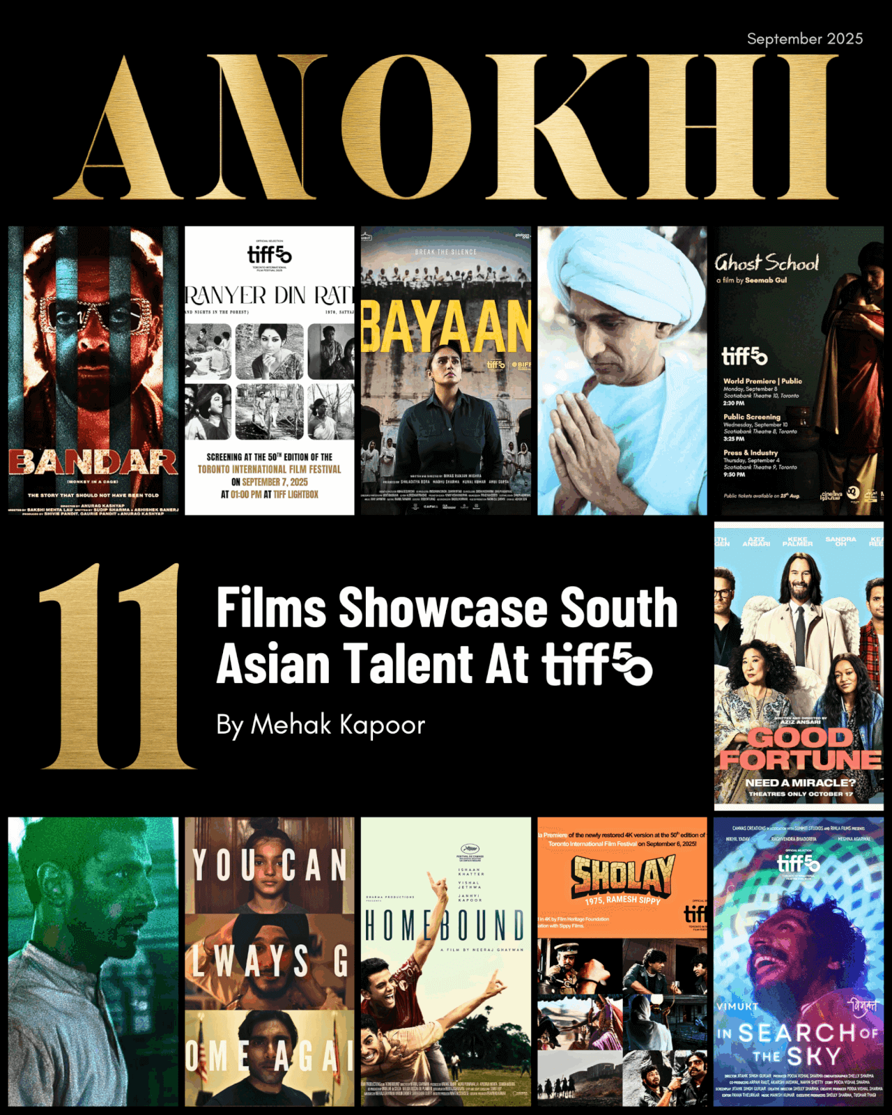 11 Films Showcase South Asian Talent At TIFF50. Designer: Karam Girn