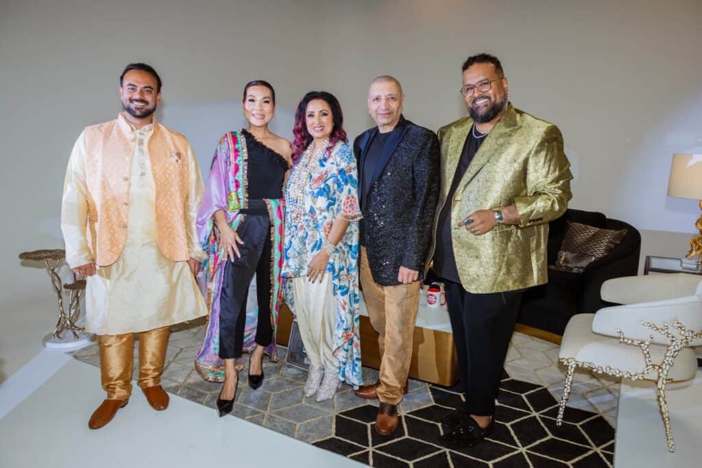 L-R: Dr. Rahul Vyas, Shirley Wu, Raj Girn, Dr. Harjinder Girn, Daniel Pillai | Panel 2: Glamour Legacy Builders