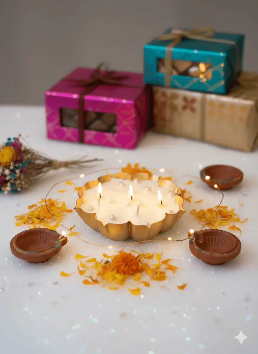 Light Up Your Diwali: A Curated Gift Guide for Every Celebration - AyurLight Candles. 