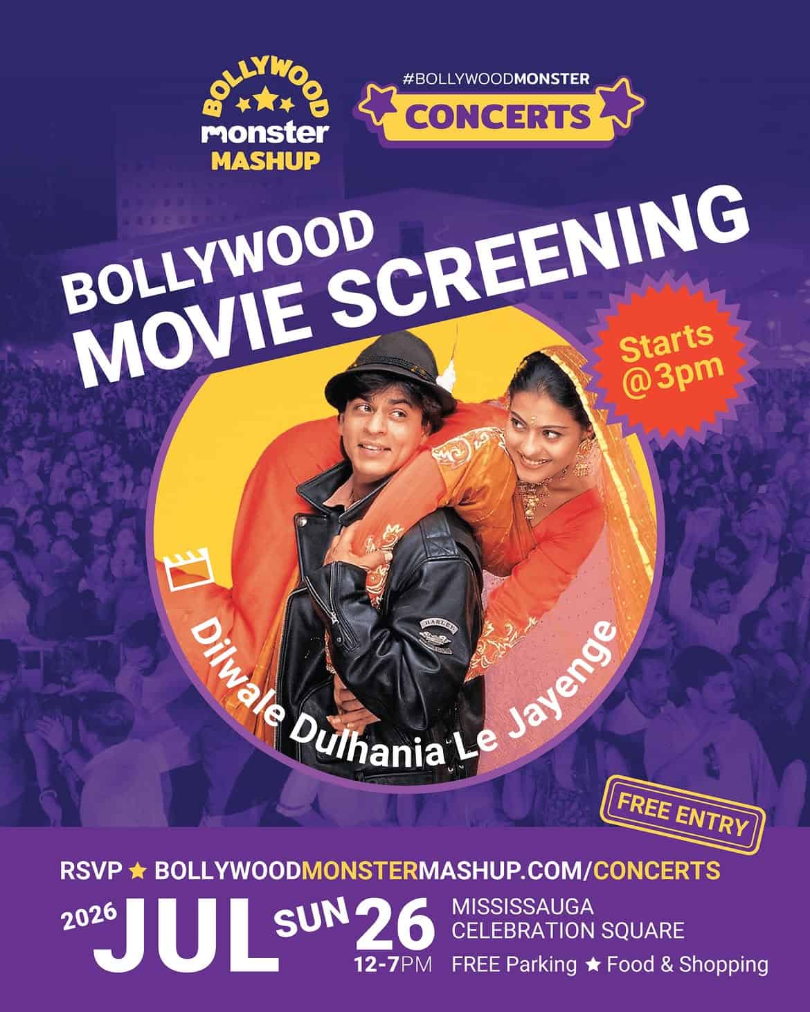 THE ULTIMATE BOLLYWOOD SUMMER WEEKEND: Neeraj Shridhar, DDLJ & 3 Days Of Non-Stop Entertainment In Mississauga