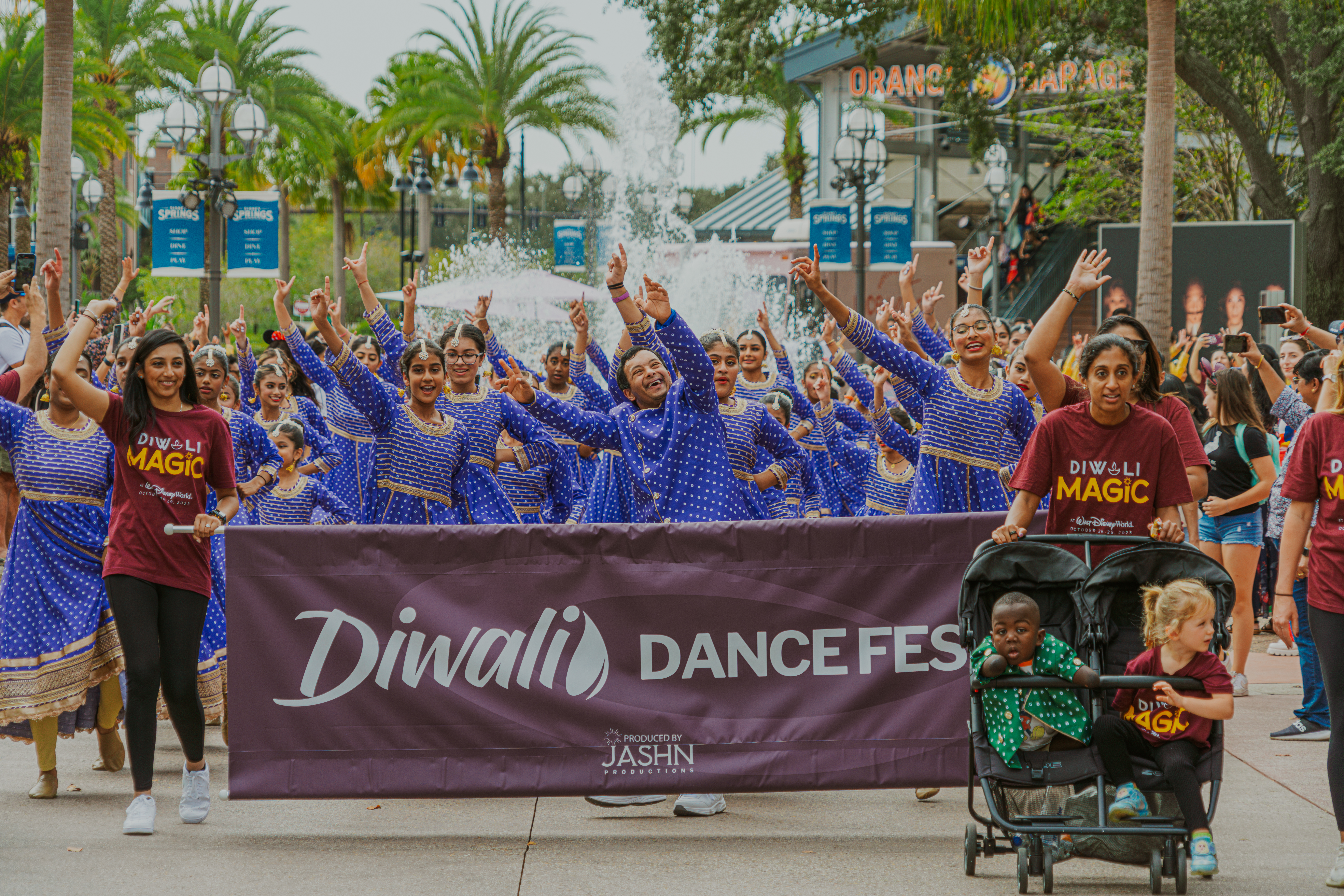 Diwali Dance Fest Makes History at Walt Disney World® Resort: Scenes from the 20-minute parade. Photo Credit: Geo Media Co.