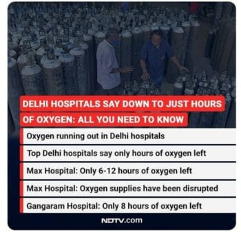 India Is Running Out Of Oxygen As The Country Collapses Under COVID-19