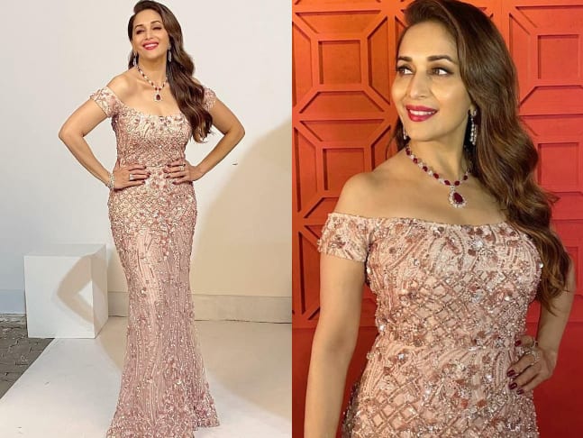 Best Dressed at Filmfare Awards: Actress Madhuri Dixit at the Filmfare Awards. 