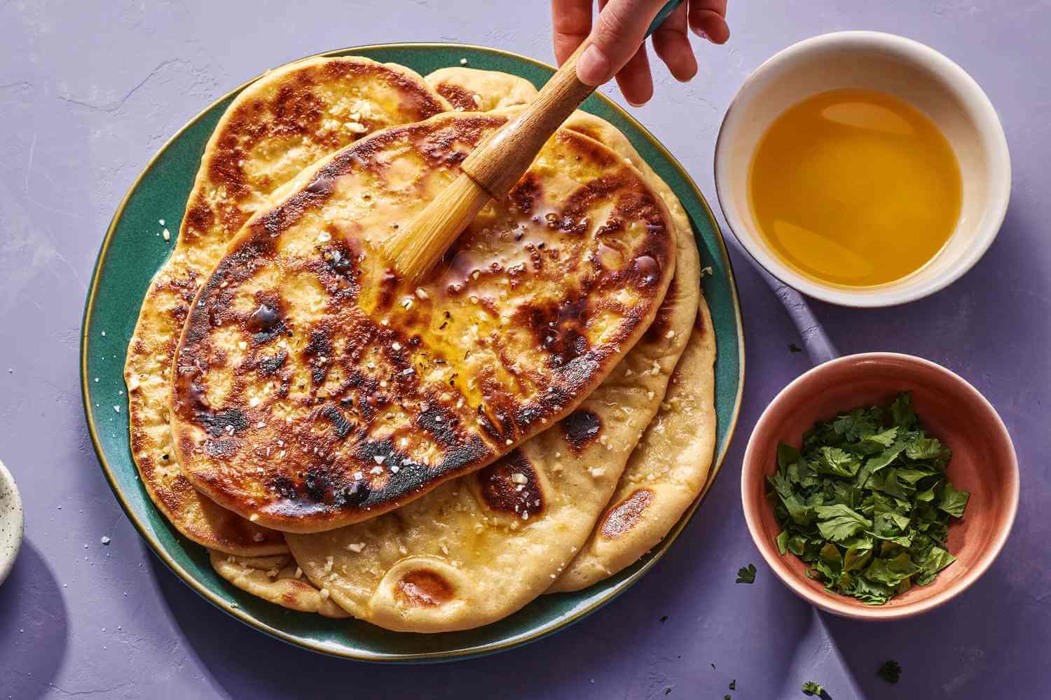 The Ultimate South Asian Picnic BBQ Menu - Garlic Naan.