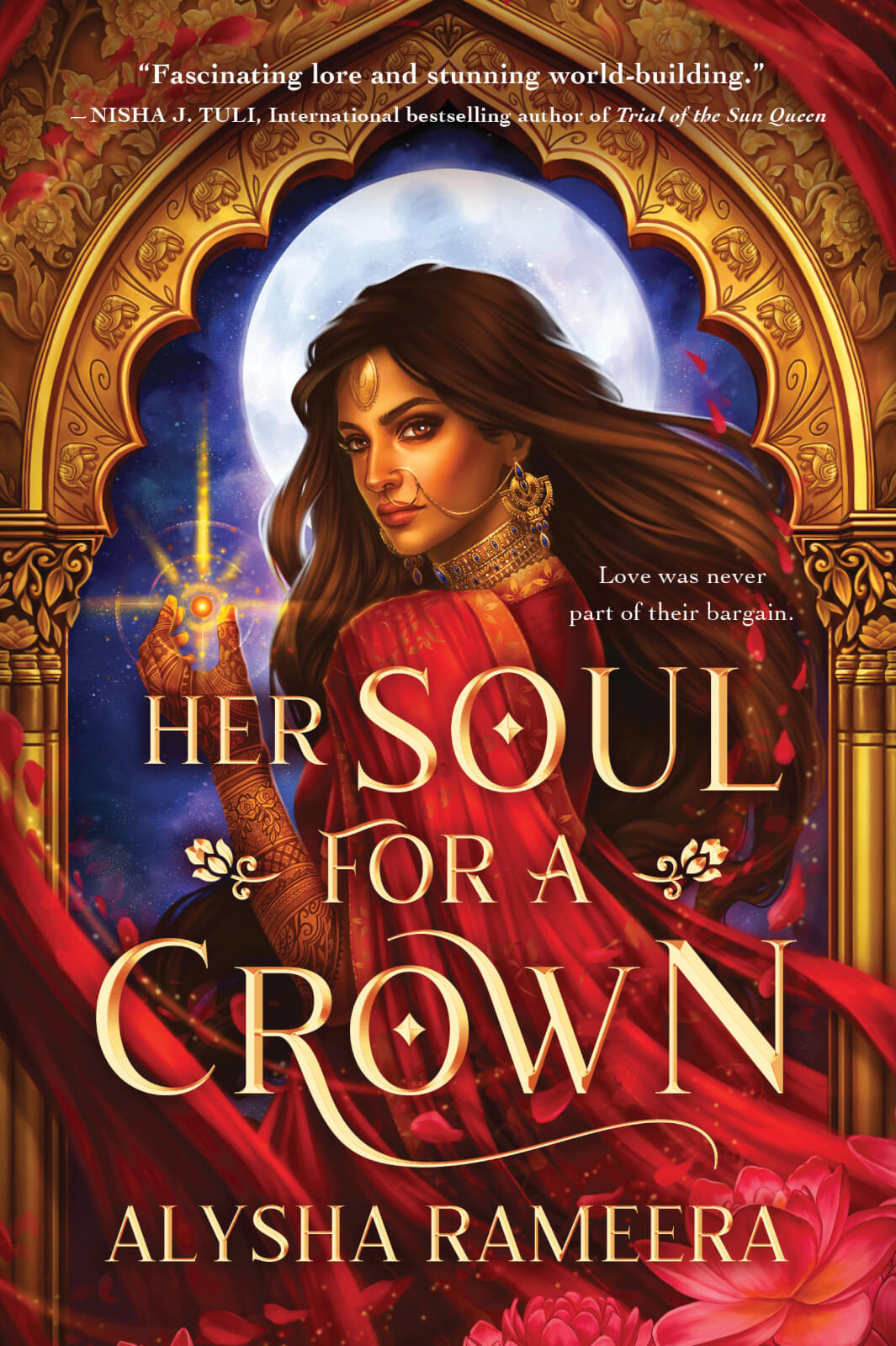 From Dragons to Desi Romance: 13 South Asian Books Heating Up Summer 2025 - Her Soul For A Crown by Alysha Rameera. Photo Credit: https://www.goodreads.com/