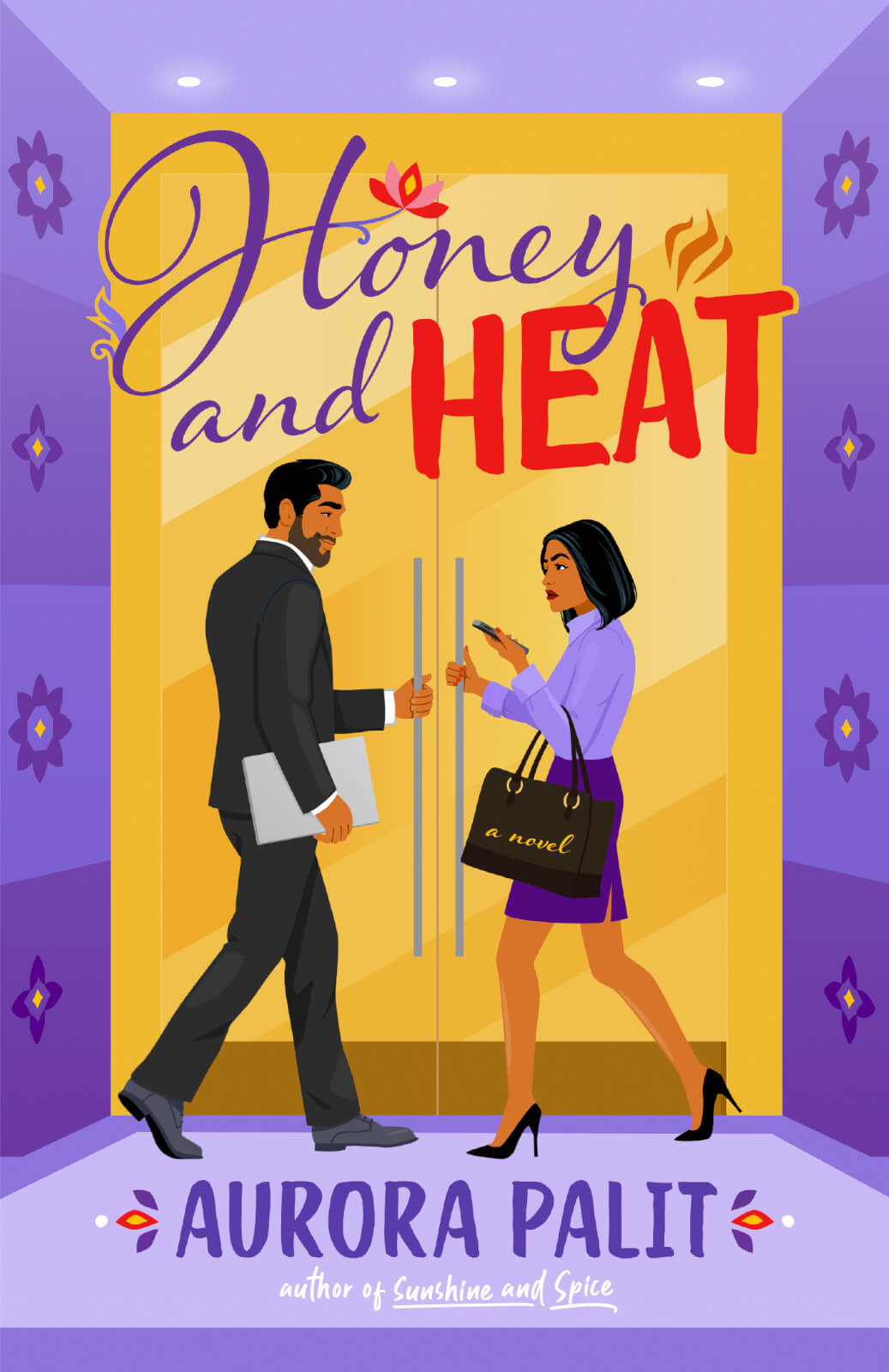 From Dragons to Desi Romance: 13 South Asian Books Heating Up Summer 2025 - Honey & Heat by Aurora Palit. Photo Credit: https://www.goodreads.com/