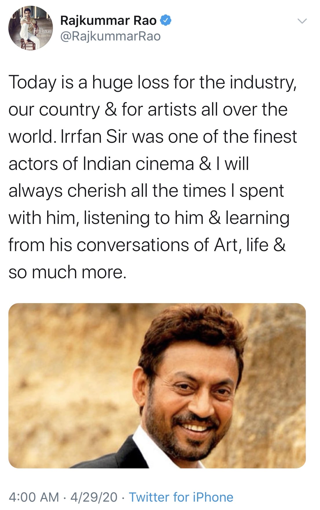 Remembering Irrfan Khan (1967-2020): The Cinematic Man For All Seasons: