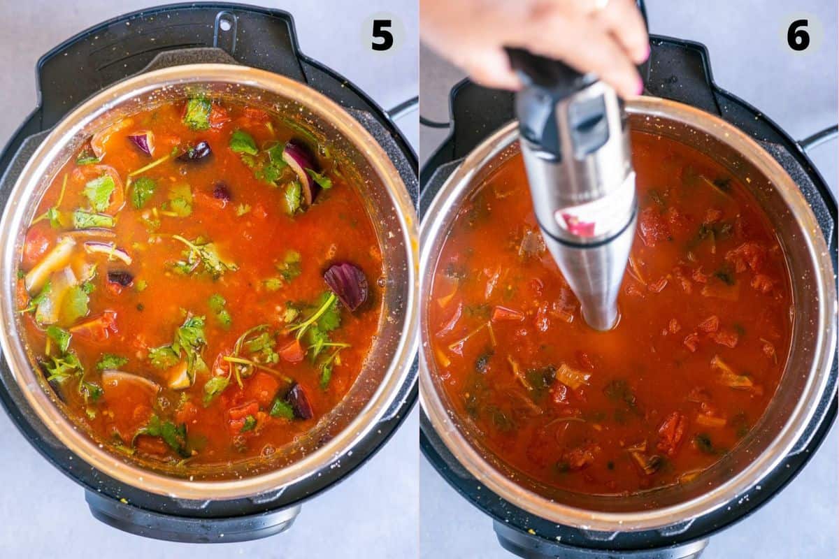 You Just Need A Hot Pot To Make This Amazing Masala Style Vegan Tomato Soup: This will make your heart warm! Photo Credit: https://cookilicious.com