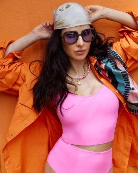 Celebrity Style Alert: Katrina Kaif Gives Us Electric Beach Vibes.