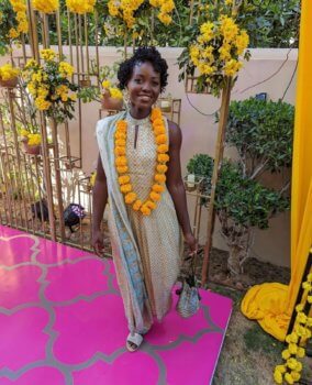 Celeb Style Alert: Lupita Nyong’o Looks Simply Regal At Pakistani Wedding