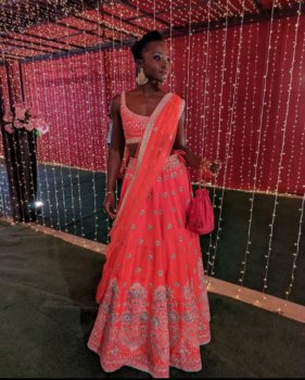 Celeb Style Alert: Lupita Nyong’o Looks Simply Regal At Pakistani Wedding