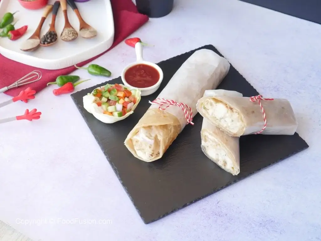 The Ultimate South Asian Picnic BBQ Menu - Malai Boti Wraps.