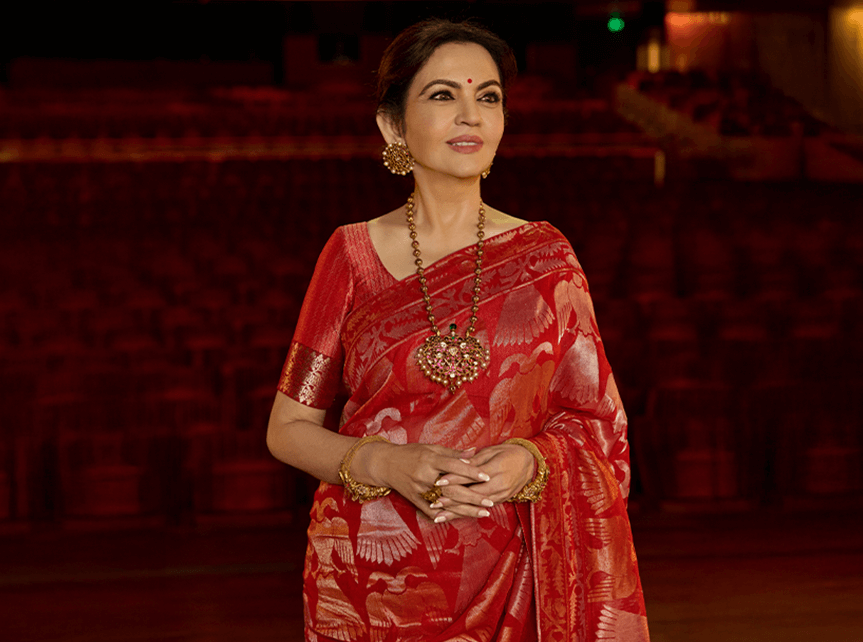 Nita M Ambani - Founder, Nita Mukesh Ambani Cultural Centrehttps://nmacc.com/IndiaWeekend. India Comes Alive In NYC: Inside The NMACC India Weekend At Lincoln Center