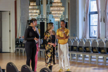 Day 1 Highlights: 'Lifestyle Toronto' Lit Up The Runway With The Hottest Pakistani Fashion Designers In Exclusive 2-Day Event: Backstage beauties prepping for the runway show. Photo Credit: Riwayat/Marina Blackk for Batchan.media