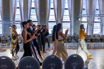 Day 1 Highlights: 'Lifestyle Toronto' Lit Up The Runway With The Hottest Pakistani Fashion Designers In Exclusive 2-Day Event: Backstage beauties prepping for the runway show. Photo Credit: Riwayat/Marina Blackk for Batchan.media