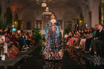 Festive Trend Report From South Asian New York Fashion Week. Nomi Ansari. Photo Credit: SANWFW/Swapnil Junjare