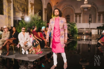 Get Your Diwali Fashion Inspo Here With Our Festive Trend Report From South Asian New York Fashion Week. Photo Credit: SANWFW/Swapnil Junjare