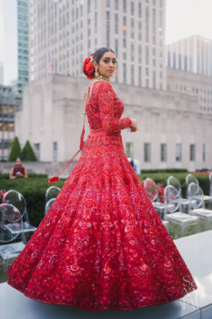 Get Your Diwali Fashion Inspo Here With Our Festive Trend Report From South Asian New York Fashion Week. Photo Credit: SANWFW/Swapnil Junjare