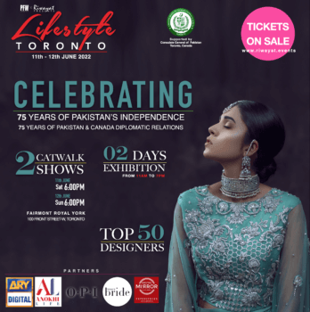 "Lifestyle Toronto" By Riwayat Brings The Hottest Pakistani Fashion Designers For Must-See Exclusive 2-day Runway Event: Check out all the key info here for the cat walk shows and the 2 day exhibition that we at ANOKHI LIFE are proud to support! Photo Credit: www.riwayat.events 