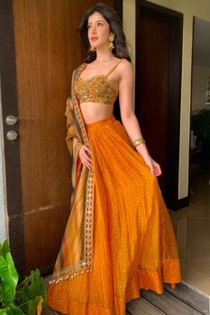 Celeb Style Alert: Shanaya Kapoor Glows Like The Sun In This Stunning Lehenga