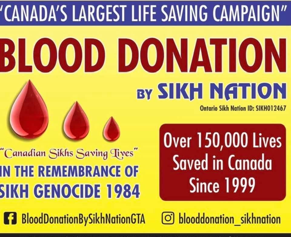 COVID-19: The Sikh Nation Breaks Records With The Biggest Blood Drive In Canada