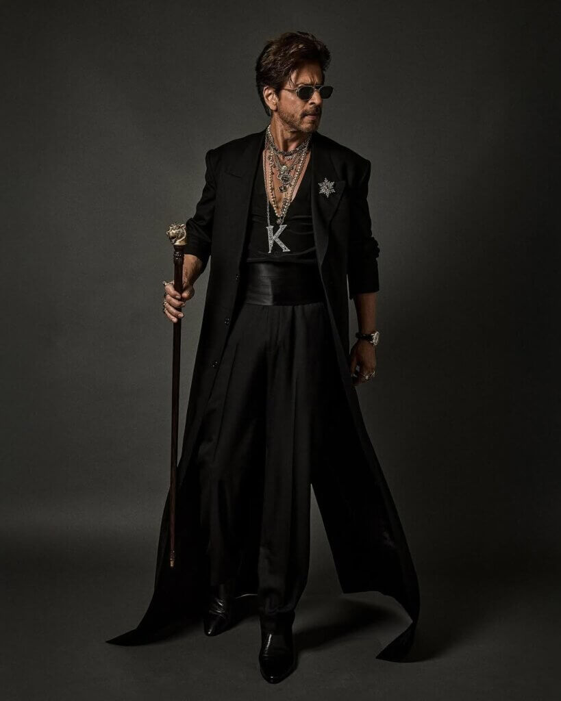 South Asian Glam Takes Over The 2025 Met Gala: Khan's look for the night ate and left no crumbs. Photo Credit: www.instagram.com @sabyasachiofficial @iamsrk @metmuseum @metcostumeinstitute