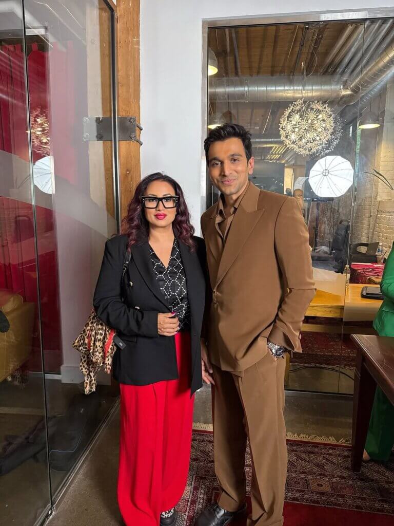 TIFF 2025 Fashion Round Up. Photo Credit: www.instagram.com @rajgirn @anokhilifestyle @southasiancanadianfilmmakers @pratikgandhiofficial