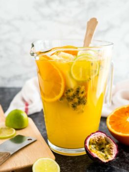 Passion Fruit Sangria. Photo Credit: Plated Cravings