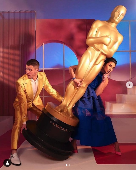 Nick Jonas & Priyanka Chopra Jonas Announce Oscar Noms, Check Out The Full List Here: The celeb couple making the official Oscar announcements direct from London