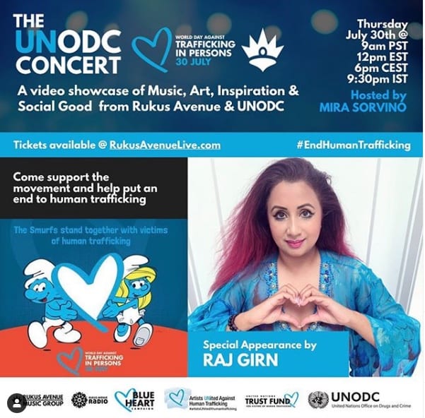 Tune In Today! Virtual Fundraising Concert By Rukus Avenue & UN In Honour Of World Day Against Trafficking In Persons:
