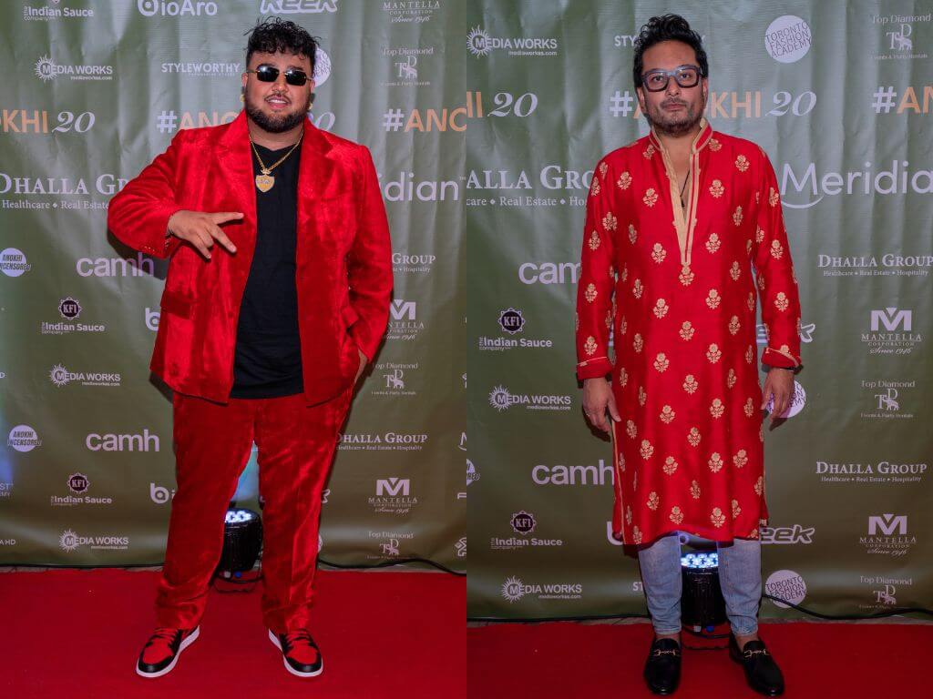 #ANOKHI20: Our Best-Dressed List From ANOKHI’s 20th Anniversary ANOKHI Emerald Event Series: (L-R) Karen David and Thara Natalie both at The ANOKHI Emerald Runway. Photo Credits listed below.