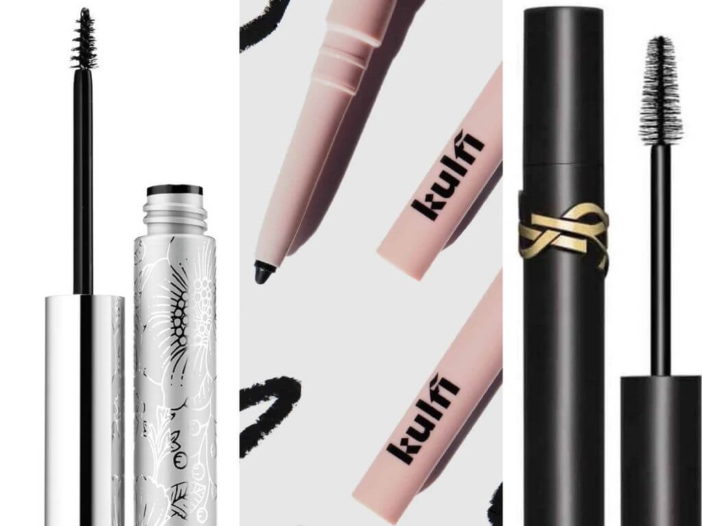 #ANOKHI20: Here’s How You Can Get The Best Beauty Looks From The ANOKHI Emerald Series: (L-R): Kulfi Nazar No More Underlined Kajal Clean Waterproof Long-Wear Eyeliner. Clinique Bottom Lash Mascara. Photo Credit: www.clinique.ca; and YSL Lash Clash Mascara in black, Photo Credit: www.kulfibeauty.com, www.clinique.ca, www.yslbeauty.ca