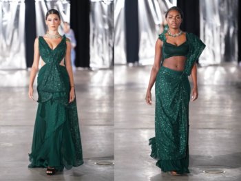 Our Fave 5 Looks From Archana Kochhar FW22 From New York Fashion Week. Photo Credit: Weston Mosburg