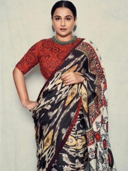 Celeb Style Alert: Vidya Balan Strikes A Classic Note With Her Sari Style