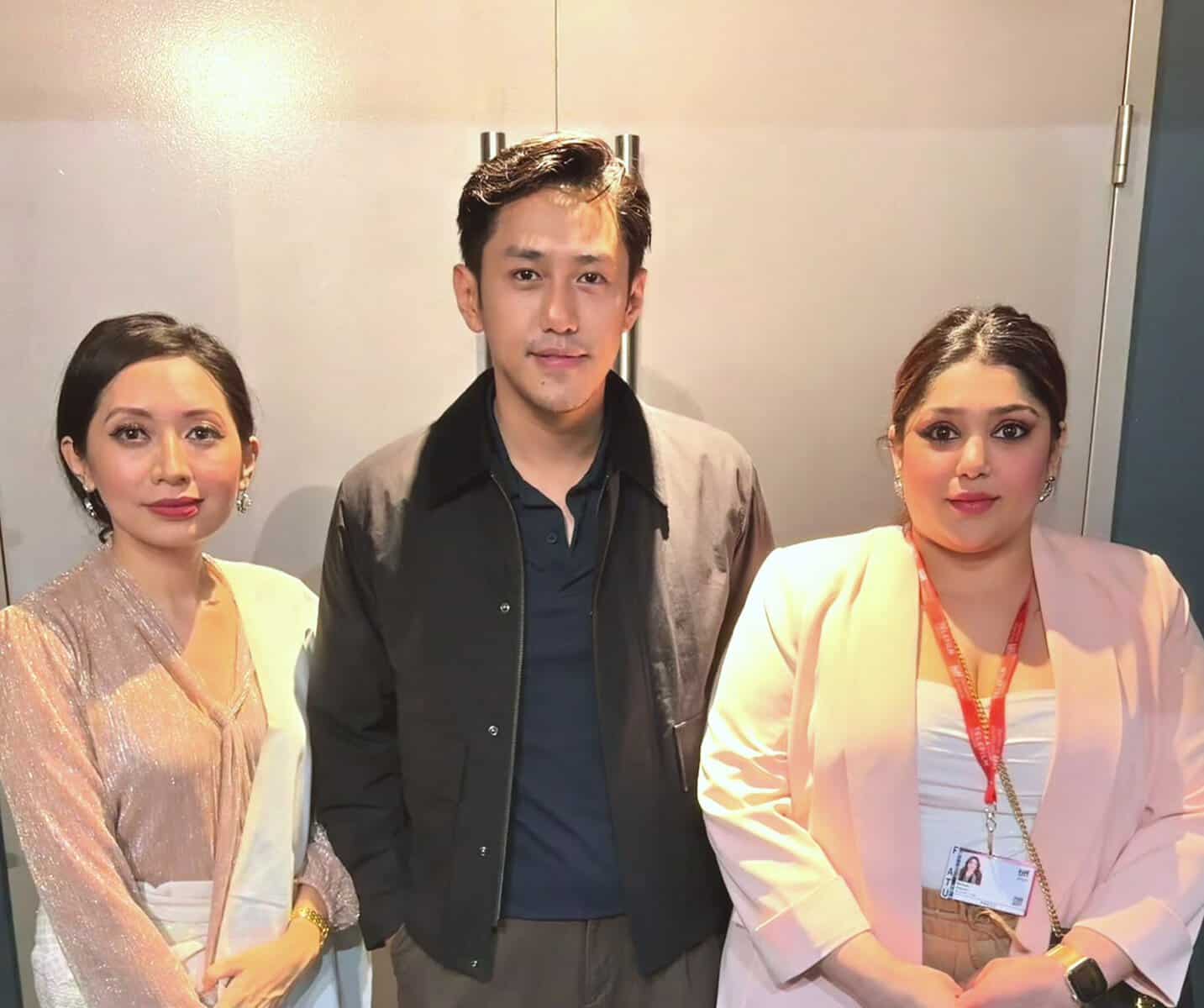 L-R: Nancy Beso, Theja Rio, ANOKHI Entertainment Editor, Mehak Kapoor | ANOKHI Founder & CEO Raj Girn with Theja Rio At The Film's TIFF 2026 Screening | TIFF2026 EXCLUSIVE: How Theja Rio & Nancy Beso Brought ANGH, An Indigenous Nagaland Story To Toronto As A Major TIFF Premiere