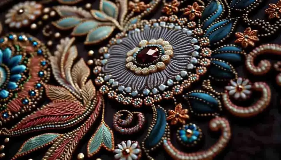 How You Can Use The Revival Of South Asian Embroidery To Elevate Your Home - Zardozi. 