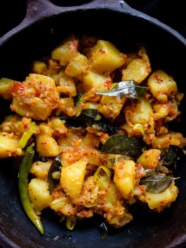 Spicy Aloo Fry-Up. Photo Credit: Island Smile