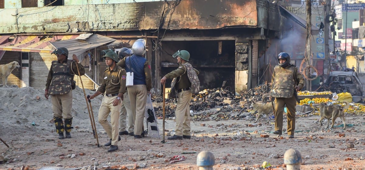 Namaste Trump: Violent riots in the capital during Trump's visit to India. 